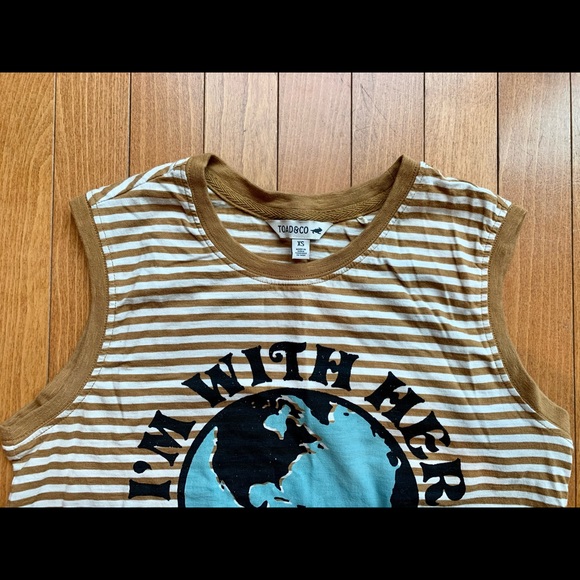 Toad&Co Tank top. Size XS. “I’m with her” earth shirt. Sustainable brand. - Picture 2 of 5
